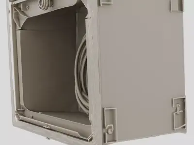 Underground Facility Power Cable Junction Box for 3D print 3D model