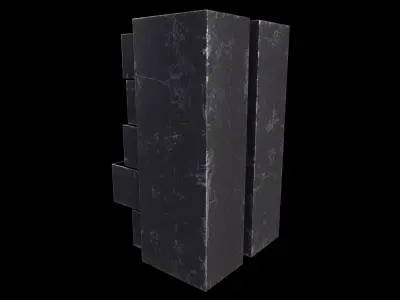 Cabinet V1 - 011 Low-poly 3D model