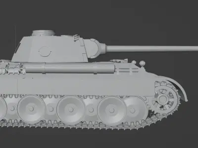 Pz Kpfw V Panther  Free 3D model