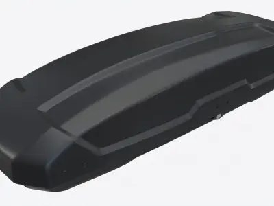 Car Cargo Roof Box 3D model