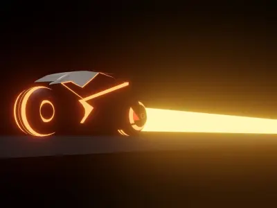 TRON BIKE Free 3D model purchase