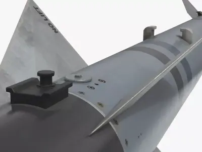 Raytheon AIM-120 Air To Air Missile 3D model