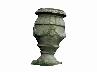 Historical Vase Low-poly 3D model
