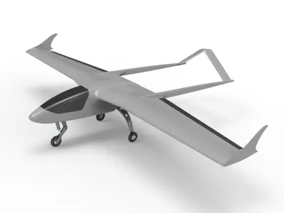 SPY UAV  Low-poly 3D model