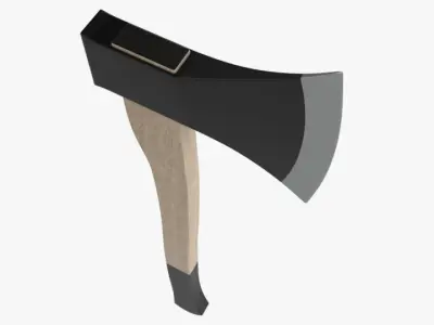 Wood Axe 3D model