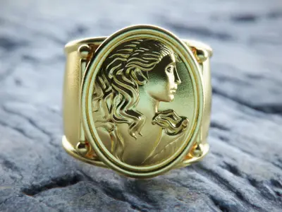 Roman Estate Ring 3D print model