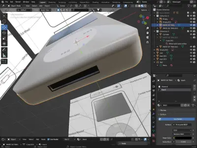 Ipod classic Low-poly 3D model