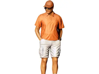 N3 Car show spectators  3D print model