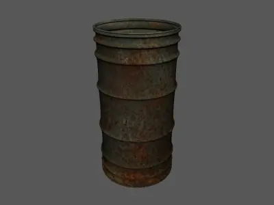 Oil Barrel Free 3D model 2