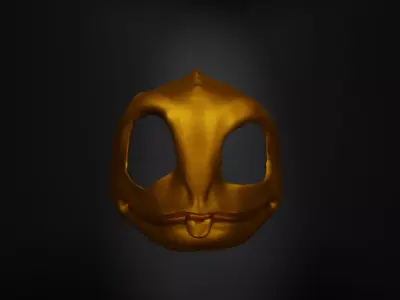 How to Train Your Dragon Face Mask - Kids Face Mask Halloween 3D print model