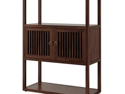 Chinese Antique Cabinet 180 3D model