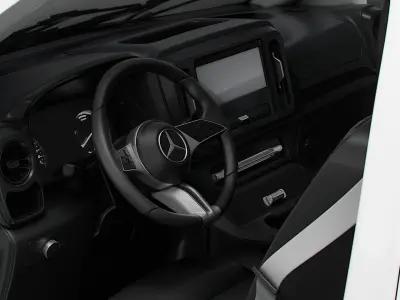 Mercedes Benz Vito Valve L2 HQ Interior 2025 3D model