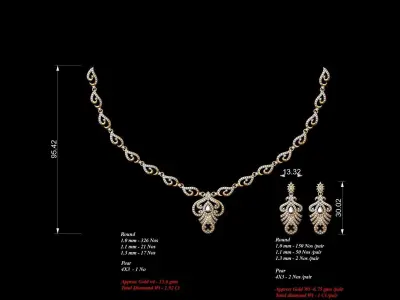  necklace bulk 40  stl files ready to print  part 04 3D print model