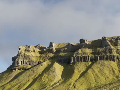 Mountain Cliffs Module - 3D PBR Model 3D model