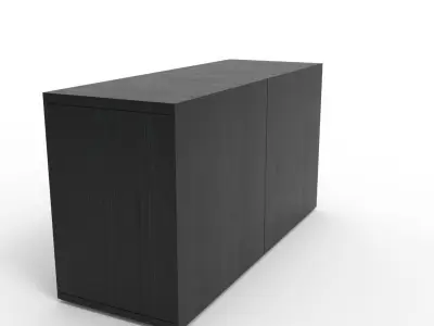 Modern Cabinet Low-poly 3D model
