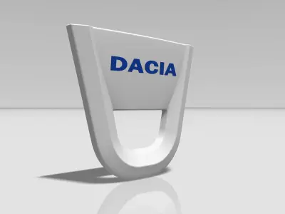 Dacia-Logo dacia logo 3D print model