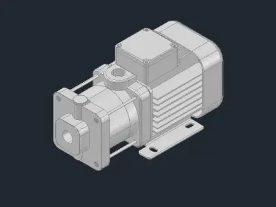water pump Free 3D model by thys1