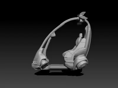 air bike 3D print model