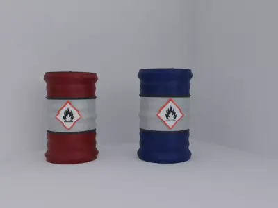 Barrel Medium Poly model Free  Free 3D model