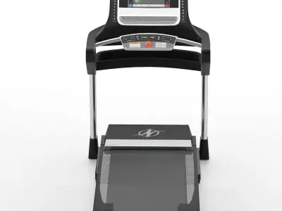 Gym-Equipment-Treadmill-NordicTrack treadmill with ipad 3D model