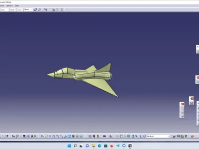 mirage 2000 concept 3D model