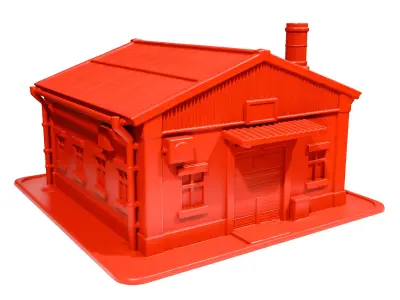Small factory 3D print model get