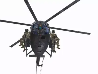 AH6 BOPE Low-poly 3D model