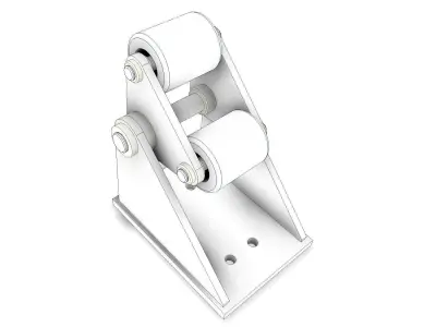 TURNING APPARATUS FOR PIPE WELDING Low-poly 3D model