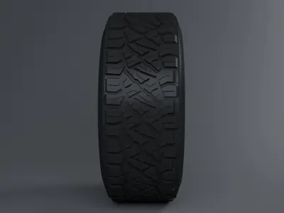 Tyre- Nitto Ridge Grappler- 3D Model 3D model