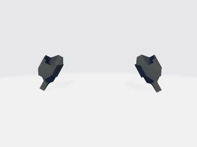 Military Sleeve Booster Basis Low-poly 3D model