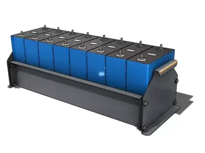 Battery box 3D model