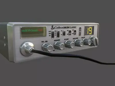 Cobra CB Radio Free 3D model