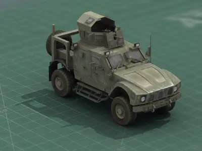 JLTV MRAP 3DPrint Model 3D print model