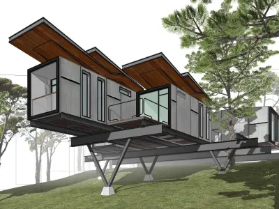 Sketchup Villa 227 3D model