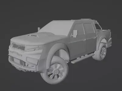pickup truck 3D model
