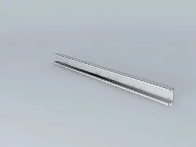 Aluminium handle Free 3D model