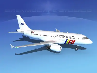 Airbus A319 SAS 3D model
