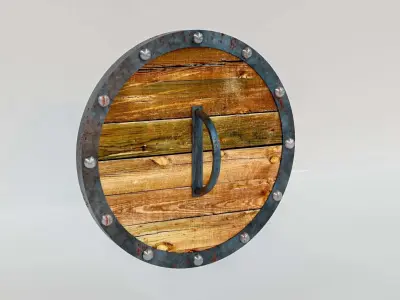 viking shield 3D model purchase