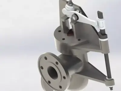 Feed Check Valve 3D model