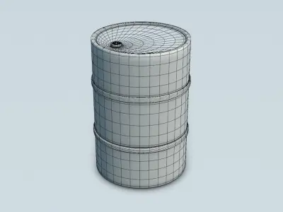 Oil or Paint Tank 3D model