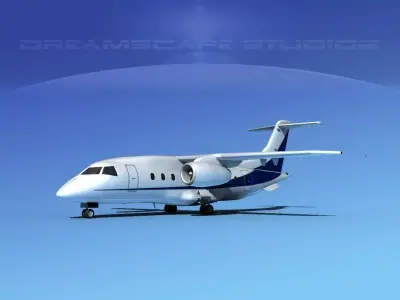 Dornier 328Jet Coastal Express 3D model