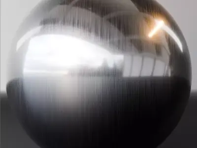 3 Unique Metal Shaders 3D model