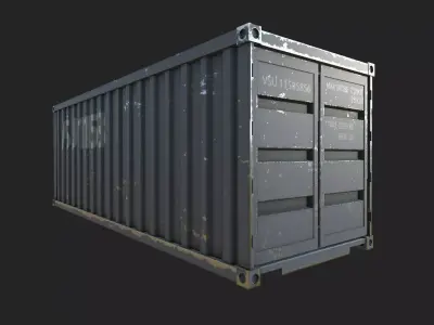 ship container 3D model