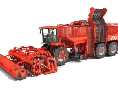 Holmer Potatoes Sugar Beet Harvester 3D model