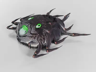 Spider legged fantastic monster 3D model