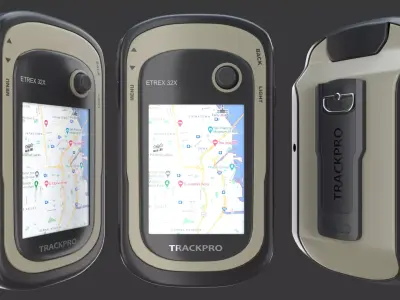 Handheld GPS Navigator 3D model