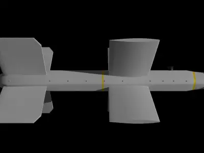 ZALA Lancet UAV Drone Low-poly 3D model