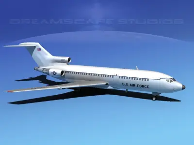 Boeing C-22A USAF 4 3D model