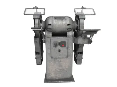 Bench Grinder Low-poly 3D model get