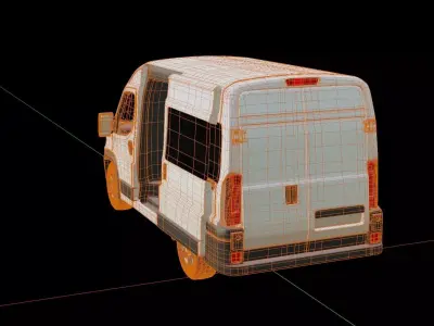 Peugeot Boxer Passenger Van 3D model